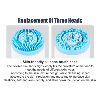 3-in-1 Elektrische Sonic-Reinigungsbürste – Dein persönliches Spa-System für makellose Haut! ✨