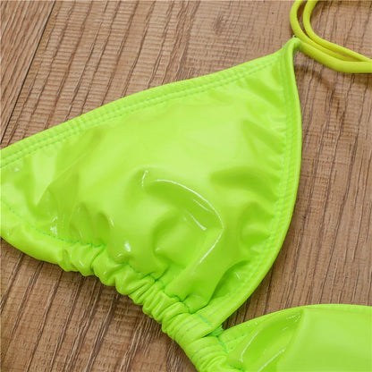 Brazilian Style Leder-Look Monokini – heiß, modern & selbstbewusst