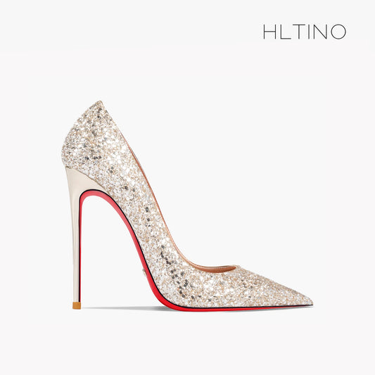 Glitter Red Bottom Heels – Glamour in deiner Lieblingshöhe