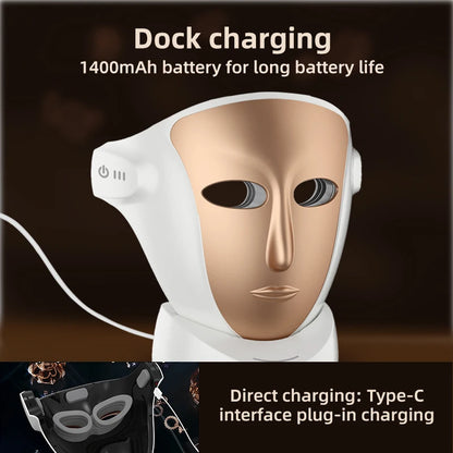 VanCostar Premium LED-Gesichtsmaske mit 807 LEDs & Rotlicht-Therapie – Dein persönliches Luxus-Spa zuhause! ✨