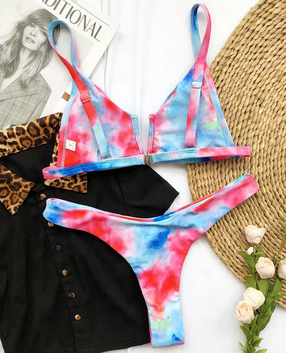 Denim-Style Bikini-Set – cool, sexy & perfekt für den Sommer