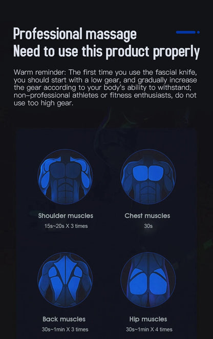 Elektrisches Faszien-Massagegerät – Body Relief & Shape in einem Tool