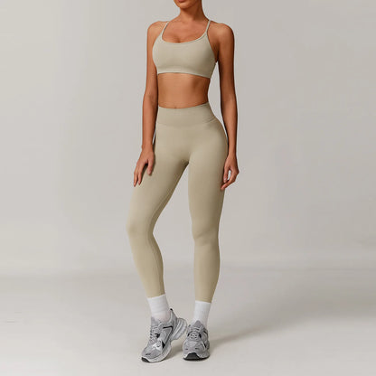 Power Look fürs Workout 💪 2-teiliges Seamless Yoga Set