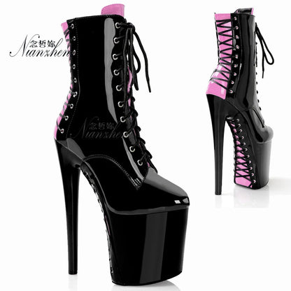 Shiny Shock Boots – Fetish Glam in deiner Farbe