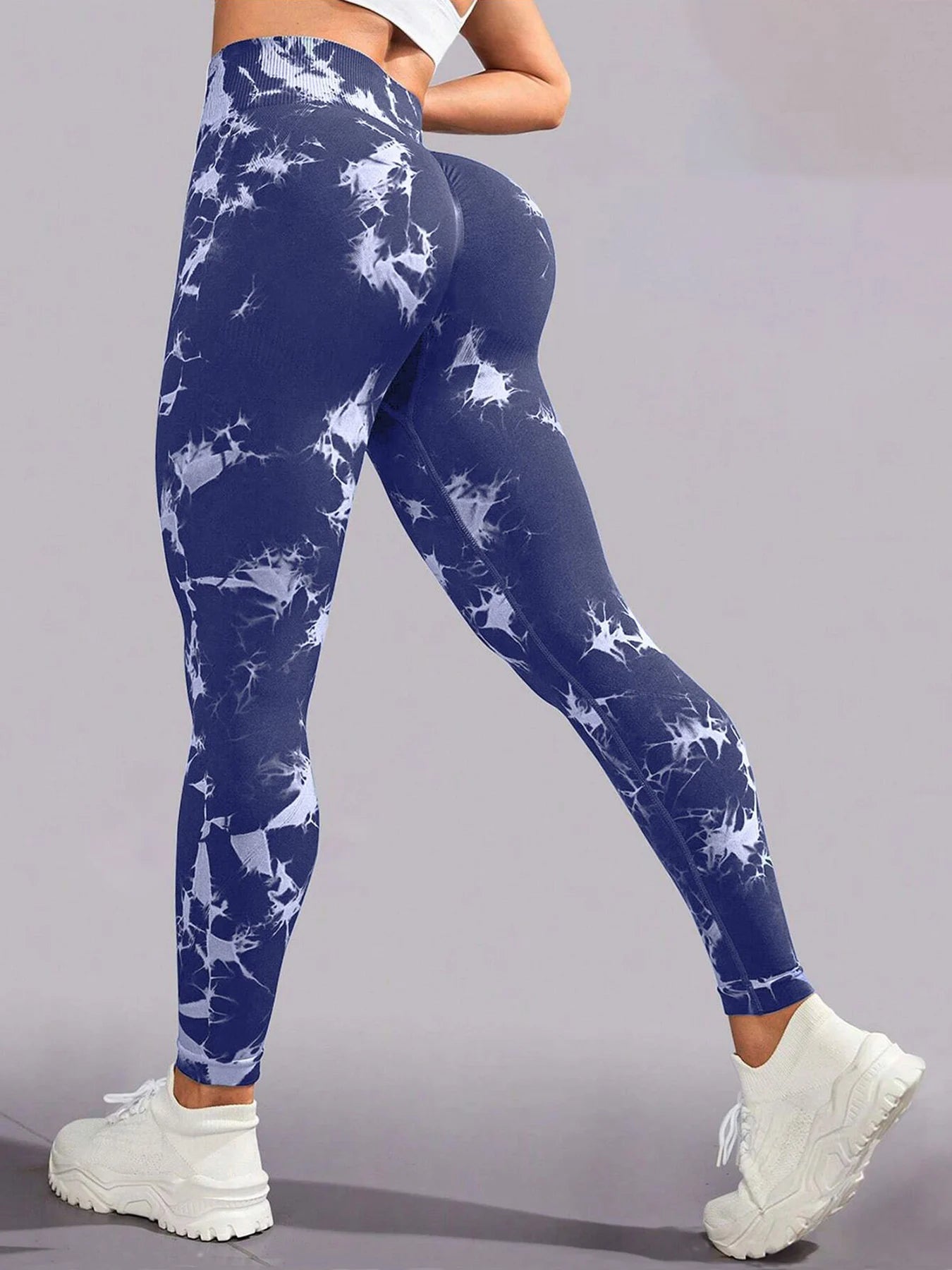 Nahtlose Tie-Dye Leggings – Stylischer Look & Perfekte Passform