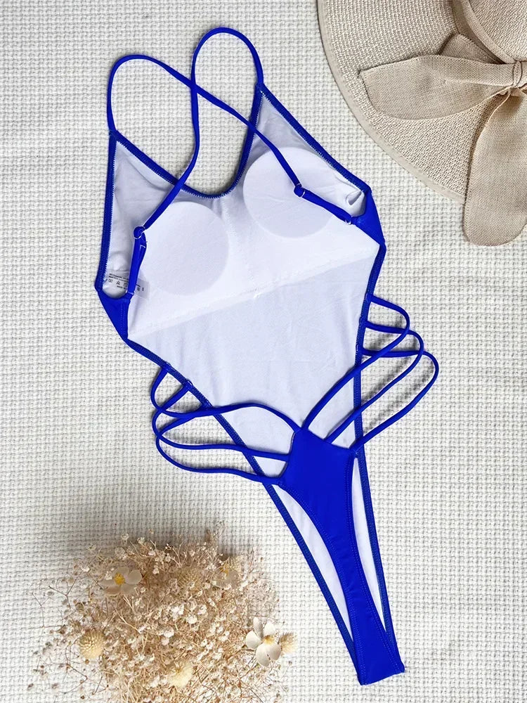 Micro-Tanga Monokini – minimalistisch, sexy & rückenfrei