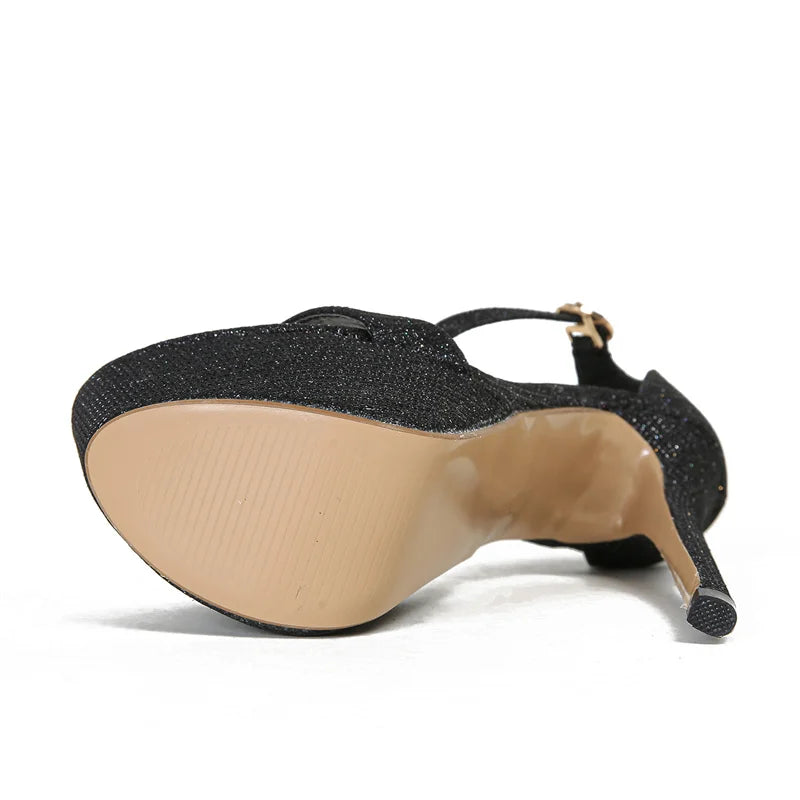 LIYKE Pailletten Platform Heels – Show up. Shine hard.