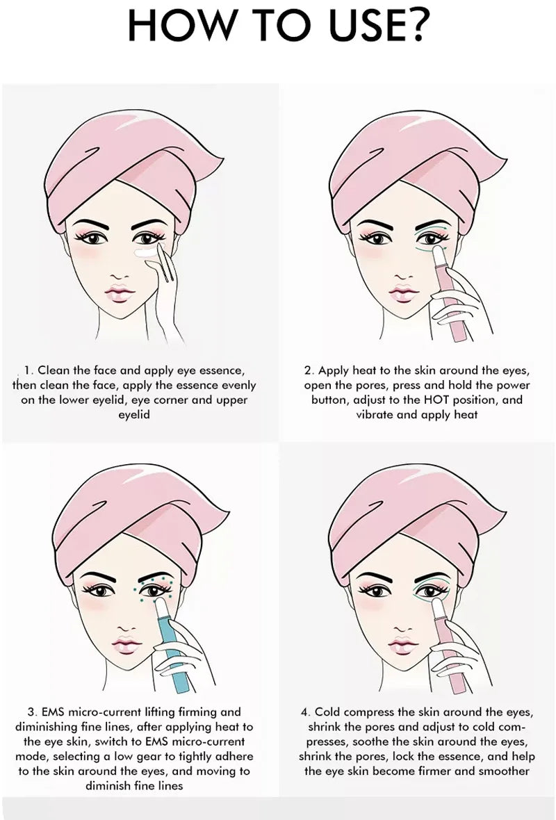 Augenmassagegerät mit EMS – Für straffe Augenblicke