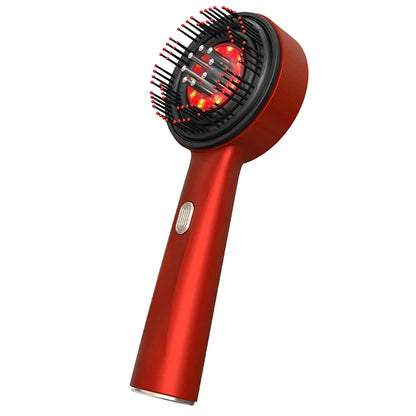 Elektrischer Vibra-Massagekamm mit Rotlicht-Therapie – Stimuliere Dein Haarwachstum! ✨