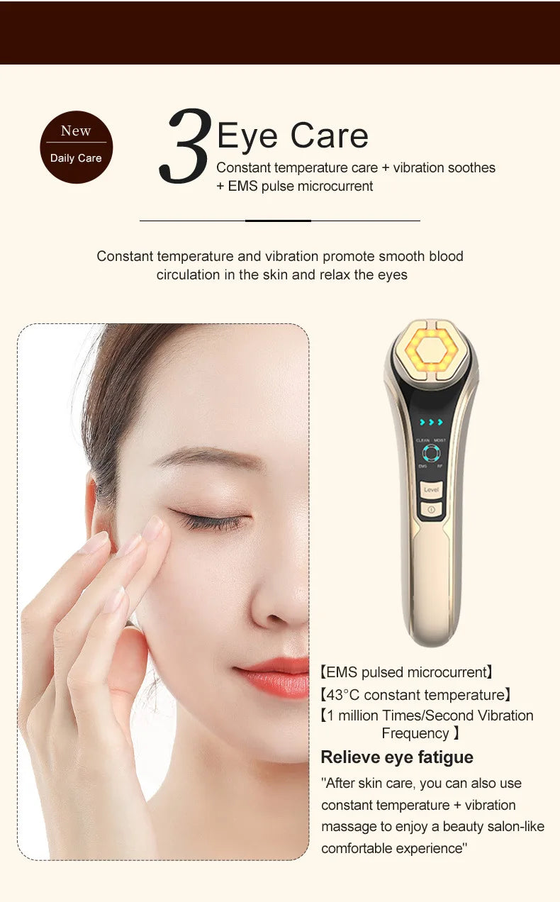 RF & EMS Beauty-Gerät – Dein Home-Lifting für straffe, jugendliche Haut! ✨