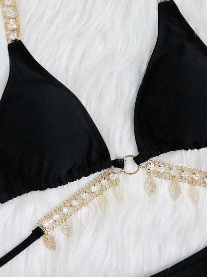 Wrap-Diamant Bikini – verführerisch, glänzend & voll im Trend