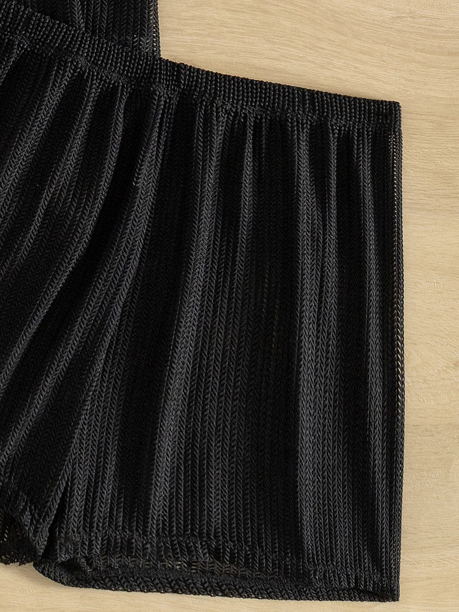 Gehäkeltes Strand-Set mit Shorts – lässig, sexy & perfekt für Strandtage