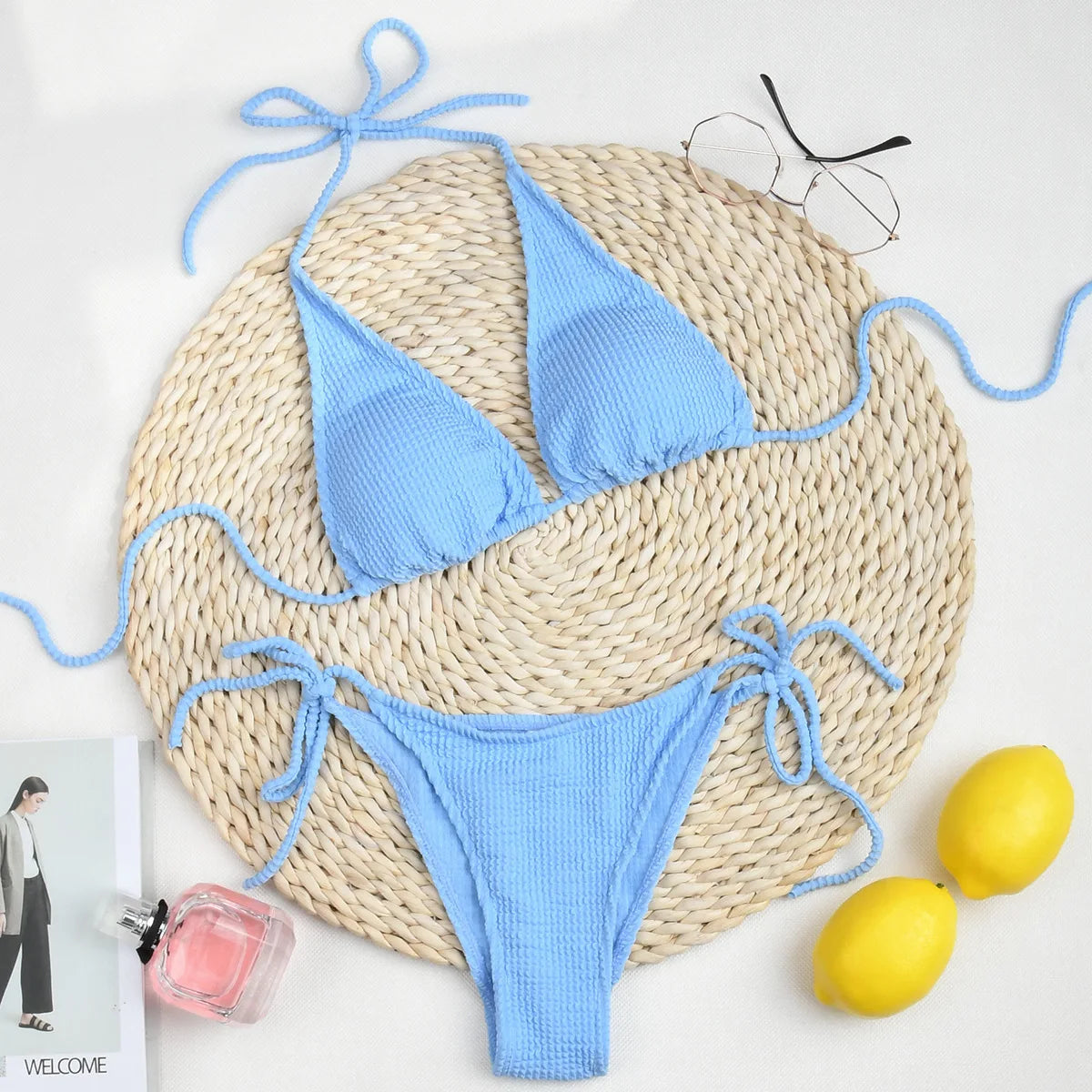Push-up Bikini-Set im brasilianischen Stil – sexy & sommerlich für Strand und Pool