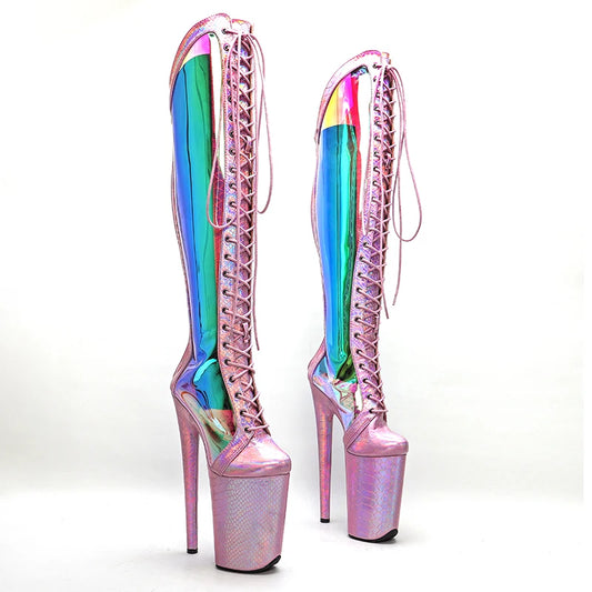 Holographic Snake Boots – Für deinen glitzernden Höhenflug