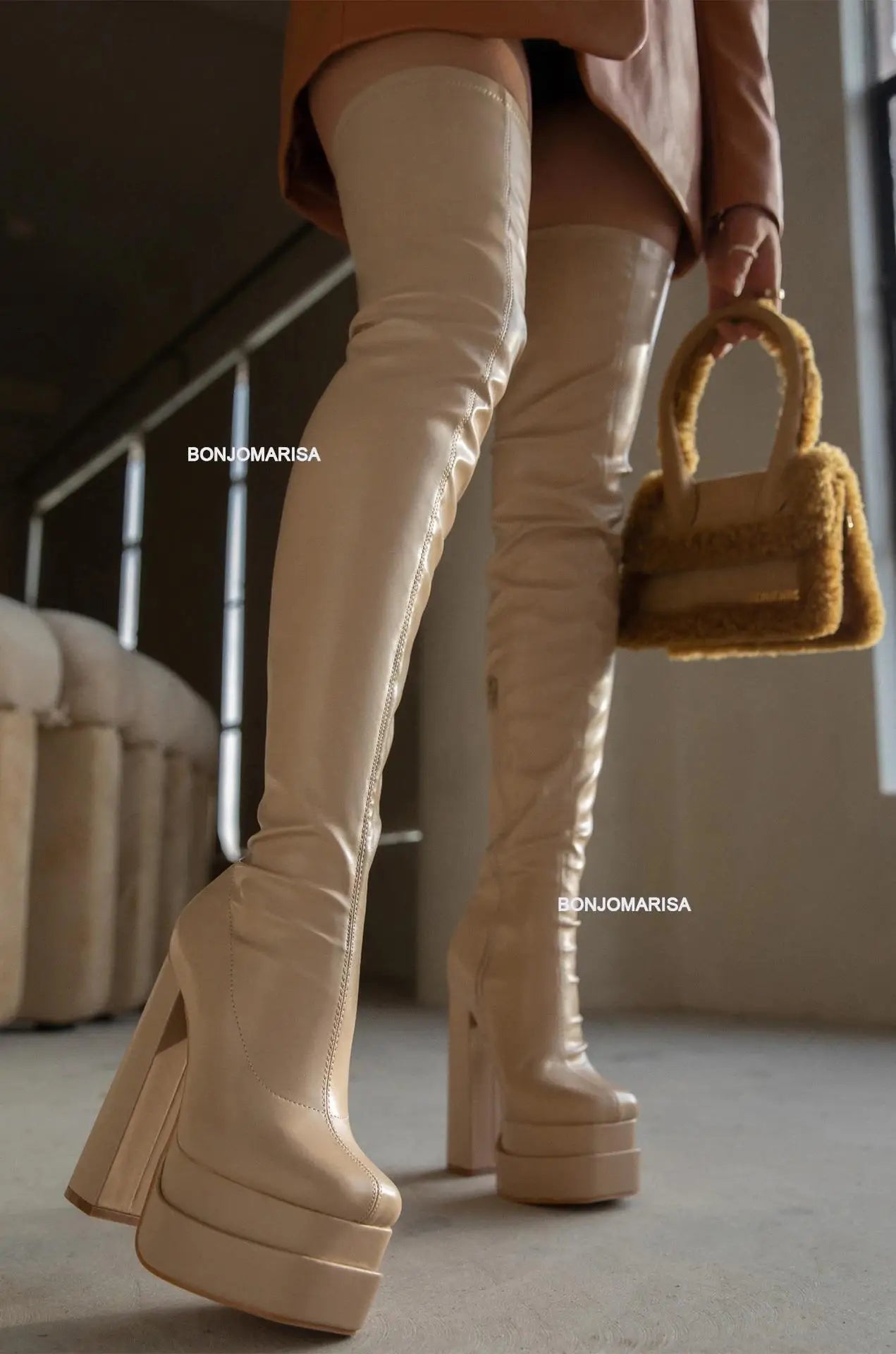 Double Platform Overknees – Bold, chunky & made to turn heads