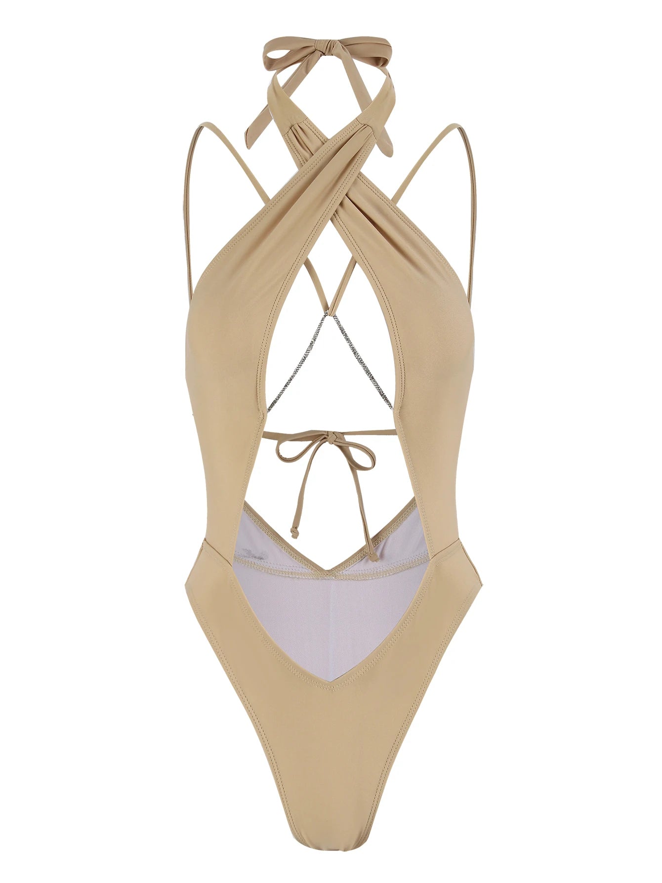 Cut-Out Monokini mit Push-up – sexy, modern & sommerlich stylisch