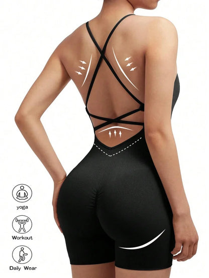 Sexy Fitness Jumpsuit – Ready for your power moves 🔥
