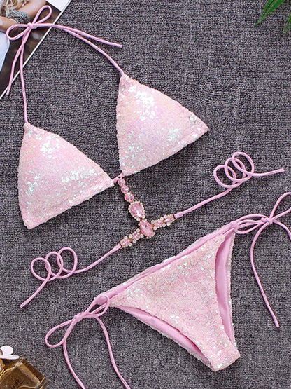 Pailletten & Diamant Bikini – ultra sexy, glitzernd & auffällig elegant