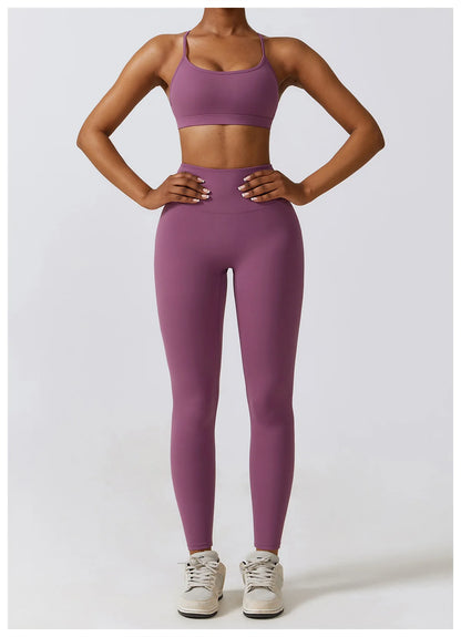 2er Set Workout Outfit für Damen – Dein perfektes Sport-Set für Fitness und Yoga