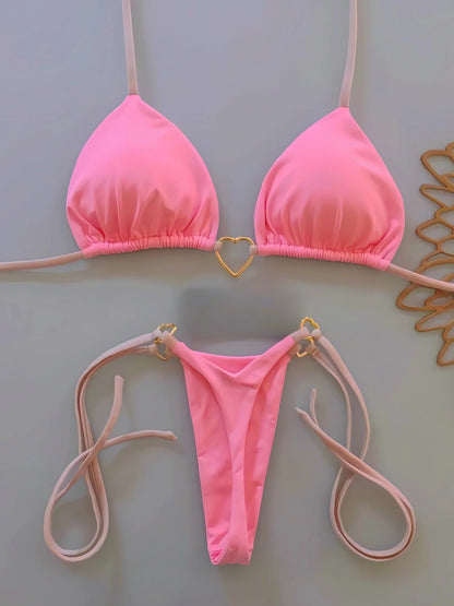 Low-Taille Bikini-Set – sexy Schnitt trifft minimalistischen Style