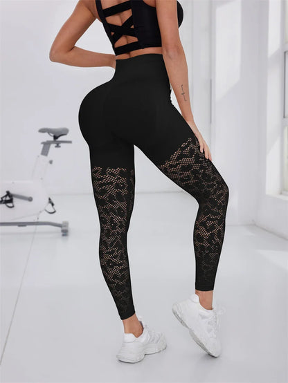 TRY TO BN Sport‑Leggings – Nahtlose Mesh‑Power für dein Workout