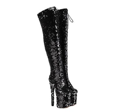 Sequin Overknees – Bling it. Own it. Werk it.