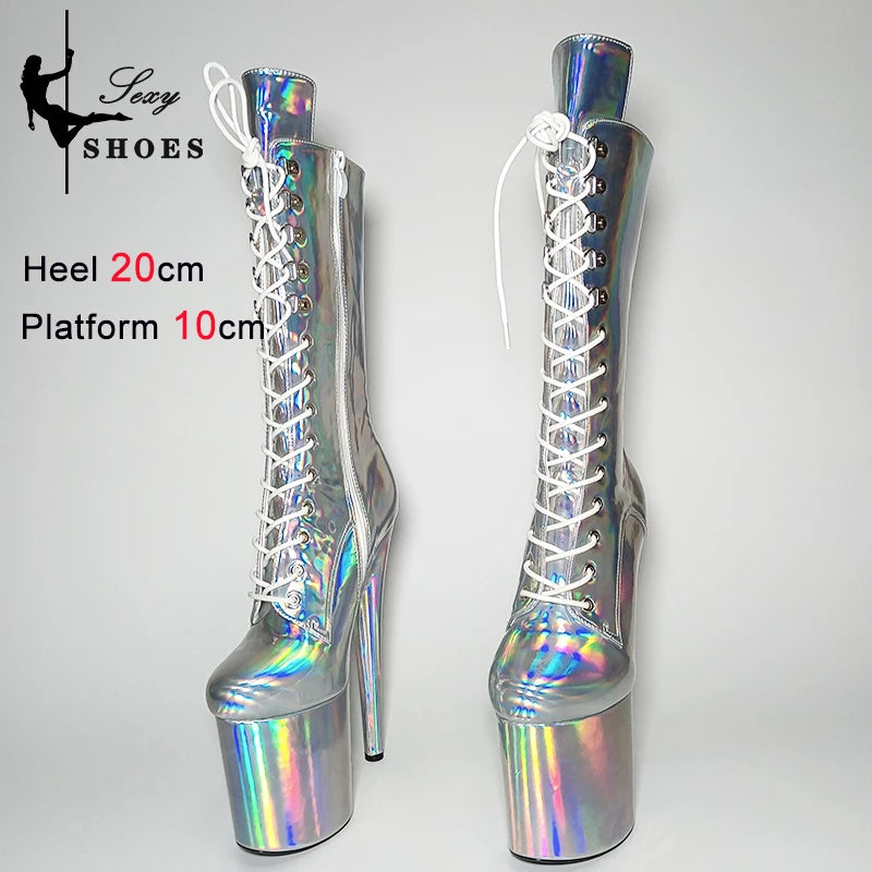 Laser Shine Ankle Boots – Für deinen glänzenden Auftritt