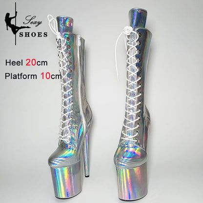 Laser Shine Ankle Boots – Für deinen glänzenden Auftritt
