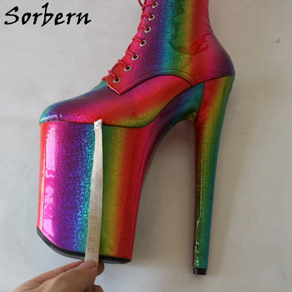 SORBERN Rainbow Booties – Loud, Proud & Sky-High