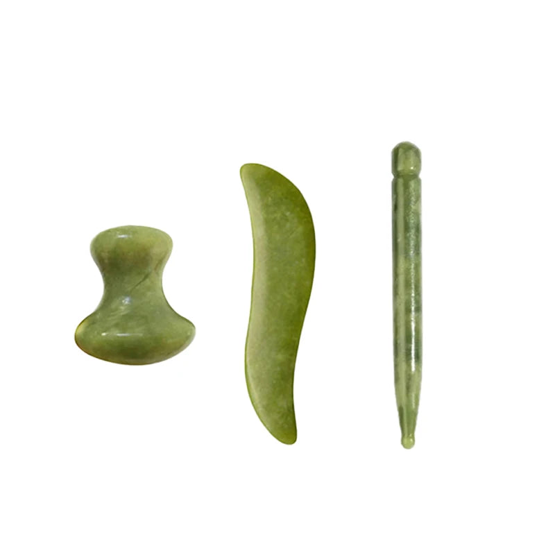 100 % Naturstein Gua Sha & Jade Roller Set – Pure Beauty. Natürlich gepflegt.