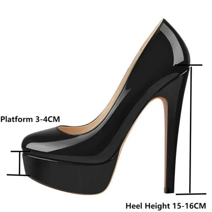 Onlymaker Slip-On Pumps – Zeitlose Eleganz mit atemberaubender Höhe