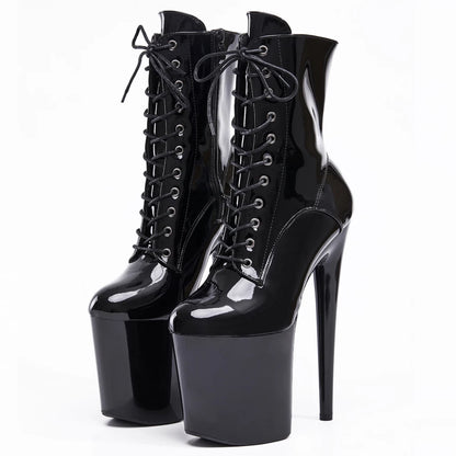 Plateau Lace-Up Stiefel – Perfekte Performance & Sexy Look