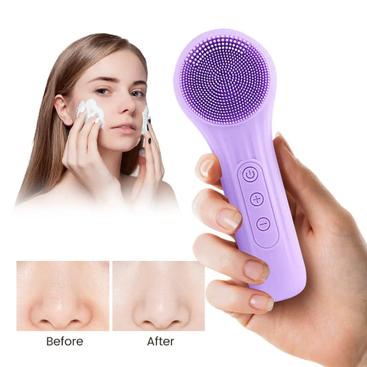 Ultraschall-Sonic Gesichtsreinigungsbürste – Porentiefe Reinigung & Massage! ✨
