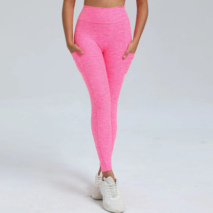 V-Taille Yogahose mit Scrunch-Effekt – Figurbetont & funktional 🍑🖤