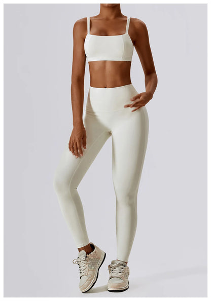 2-teiliges Yoga-Set – Nude Feel für Höchsten Komfort und Stil