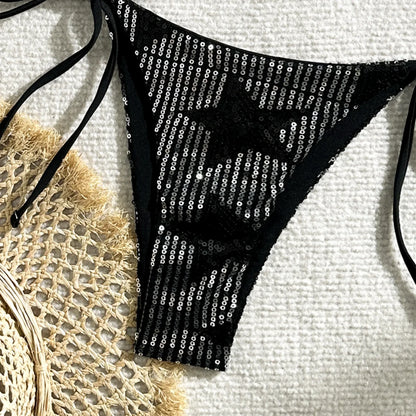 Star Pailletten Bikini – funkelnd, brasilianisch & voller Summer-Vibes