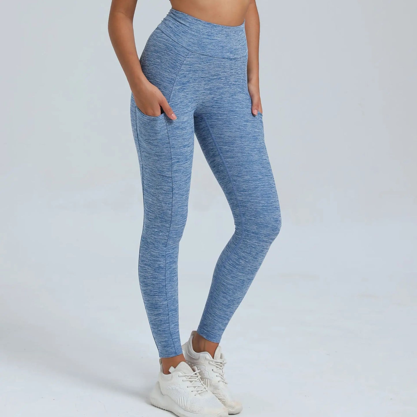 V-Taille Yogahose mit Scrunch-Effekt – Figurbetont & funktional 🍑🖤