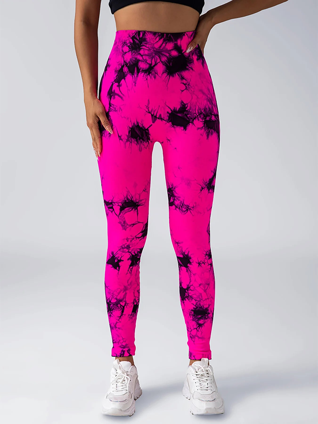 Nahtlose Tie-Dye Leggings – Stylischer Look & Perfekte Passform