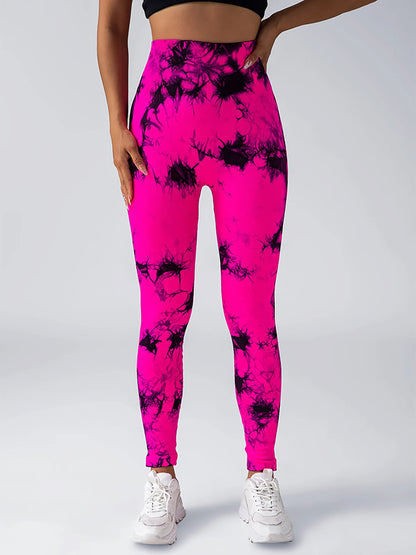 Nahtlose Tie-Dye Leggings – Stylischer Look & Perfekte Passform