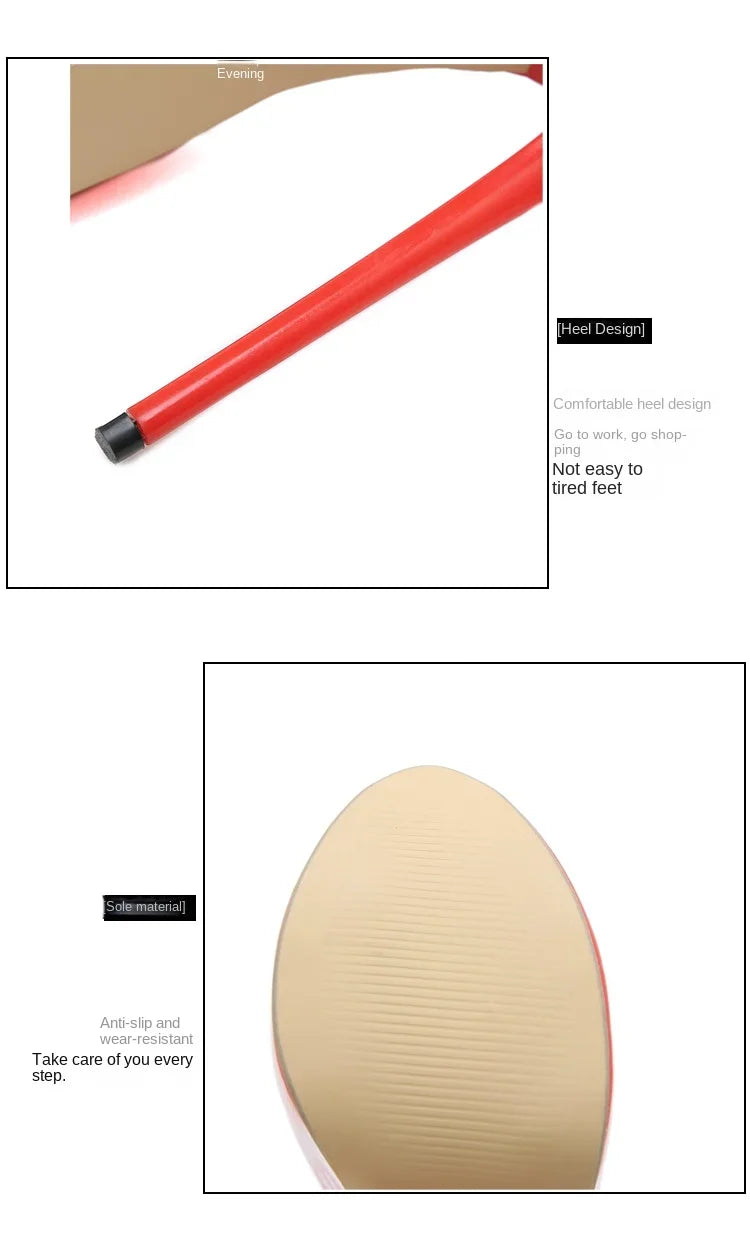 16 cm Platform Stiletto Sandalen – High Legs. High Drama.