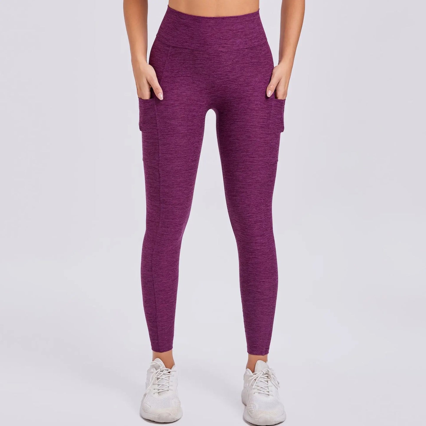 V-Taille Yogahose mit Scrunch-Effekt – Figurbetont & funktional 🍑🖤