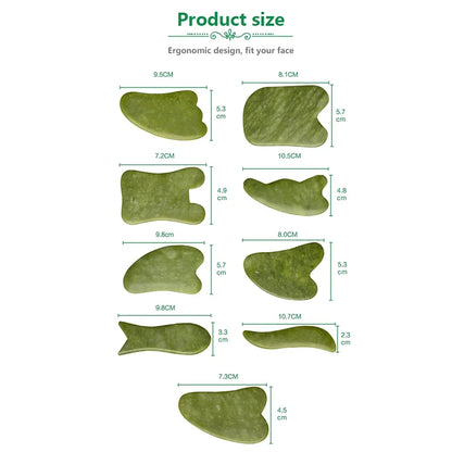 100 % Naturstein Gua Sha & Jade Roller Set – Pure Beauty. Natürlich gepflegt.