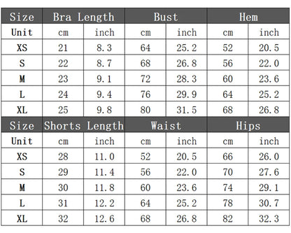 Impact Shorts Set – Power Look für dein Workout