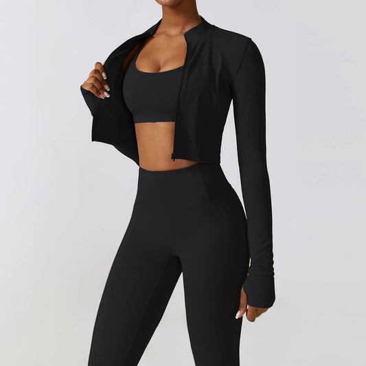 Stylisches 3er Workout Outfit für Damen – Dein perfekter Begleiter für Fitness und Gym