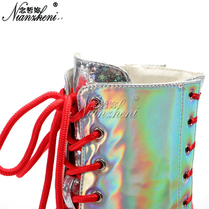 Shiny Shock Boots – Fetish Glam in deiner Farbe