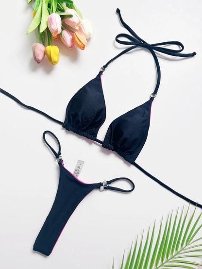 Schwarzes Bandeau Bikini-Set – klassisch, sexy & unverzichtbar für deinen Sommer