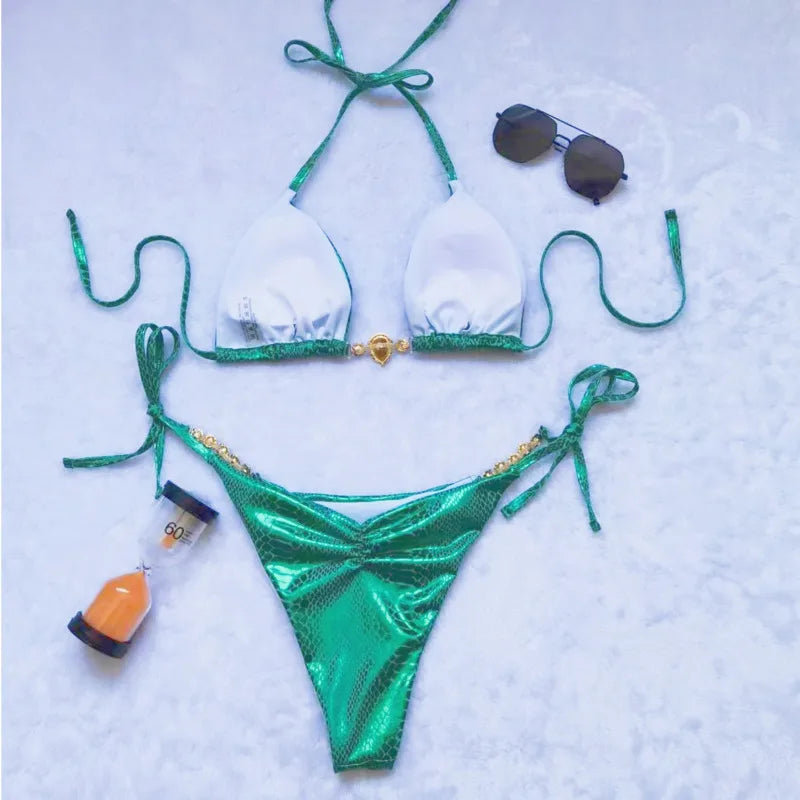 Strass Bikini-Set – glamourös, sexy & perfekt für den Sommer
