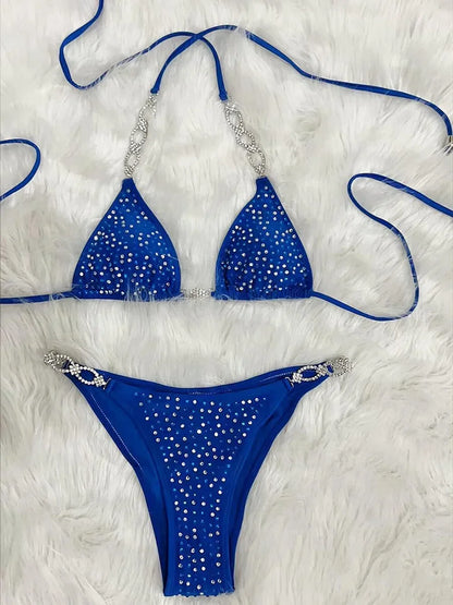 Strass & Pailletten Bikini – glamourös, auffällig & perfekt für heiße Auftritte