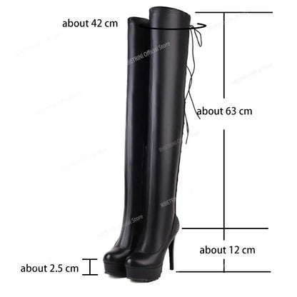 Platform High Boots mit Chunky Heel – Bold. Sexy. Ready to Party.