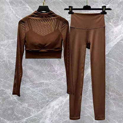 2-teiliges Nahtloses Yoga-Set – Perfekt für dein Workout